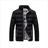 Winter Thickened Sports Cotton Jacket for Men β Stand Collar Outdoor Casual Warm Coat | Imported π¨π³
