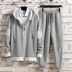 Generisch Pommes Suit Men's Hoodie Set Spring Loose Casual Coat Boys Bundle Feet Sports Long Pants Nicki Suit | Imported 🇨🇳