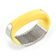 Manual Garlic & Ginger Press – Stainless Steel Handheld Mincer & Chopper (Random Color)