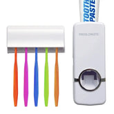 Automatic Toothpaste Dispenser with 5 Brush Holder β Wall Mounted & Hands-Free | Haidern.co