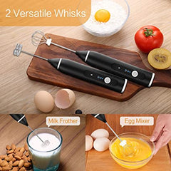 Rechargeable Electric Coffee Mixer & Egg Beater – Quick Frothing Action Kitchen Tool
