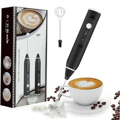 Rechargeable Electric Coffee Mixer & Egg Beater – Quick Frothing Action Kitchen Tool
