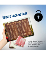 Wooden Umrah Saving Box – Premium Islamic Money Box for Umrah Fund & Charity | Haidern.co