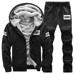 2025 Autumn & Winter Velvet Thick Men’s Two-Piece Sports & Leisure Suit | Imported 🇨🇳| Premium Winter Wear