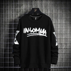 Aoleaky Autumn Men's Sweatshirt: Japanese Harajuku Style, Hip Hop Hoodie, Casual Pullover