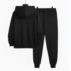 2 Pcs Men's Polyester Printed Hoodie Track Suit | NASA