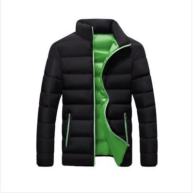 Winter Thickened Sports Cotton Jacket for Men – Stand Collar Outdoor Casual Warm Coat | Imported 🇨🇳