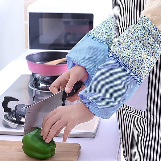 Waterproof Kitchen Arm Sleeves – Dustproof & Protective Sleeve Covers for Cooking and Cleaning (Random Color)