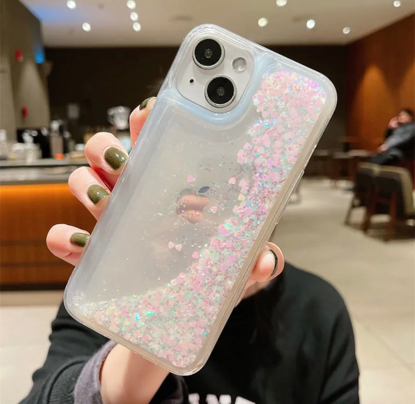 Luxury Liquid Glitter Quicksand Silicone Case for iPhone (Anti-Fall Protection) | Imported From China 🇨🇳