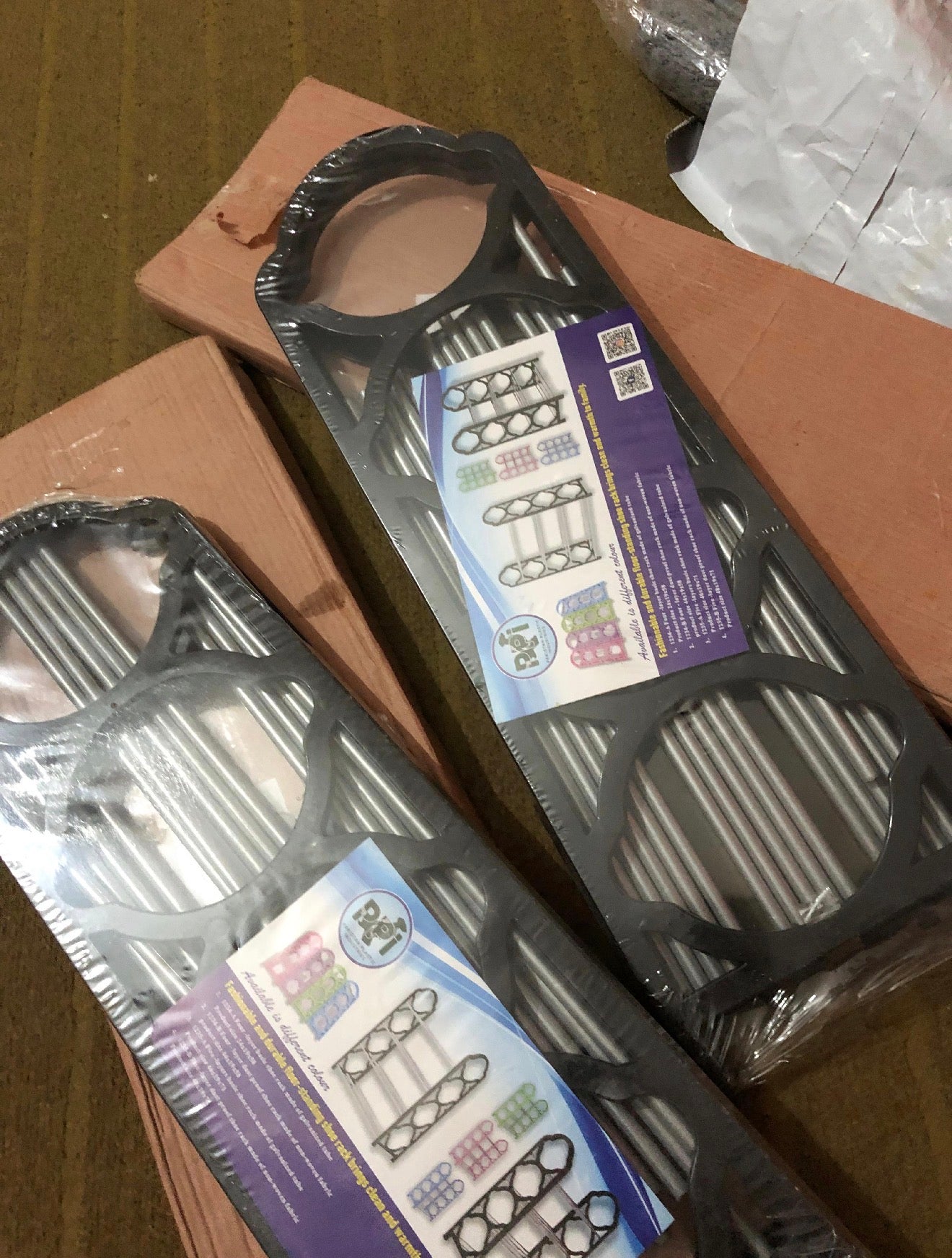 4-Layer Durable Compact Black Shoe Rack - 1 Pc for Long-Lasting Use