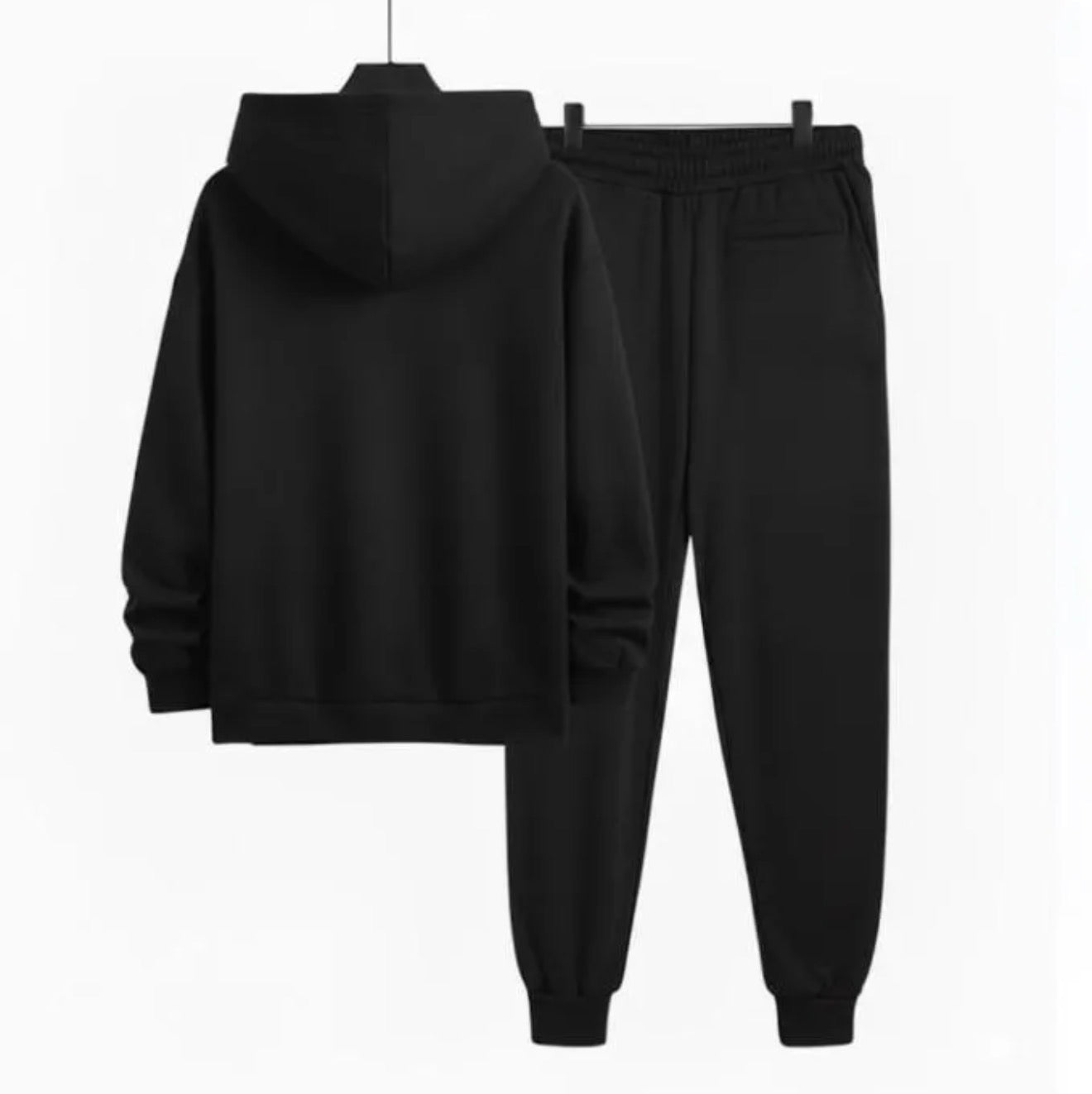 2 Pcs Men's Polyester Printed Hoodie Track Suit | NASA